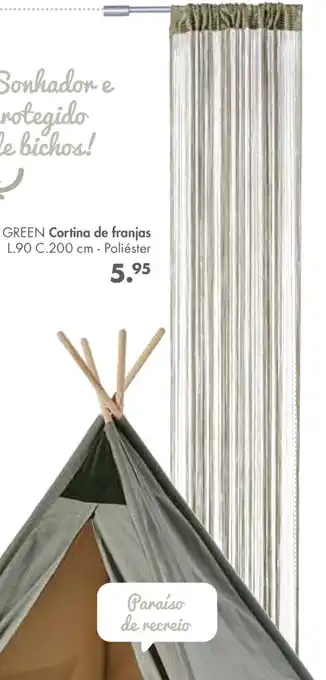 GREEN Cortina de Franjas L.90 C.200cm