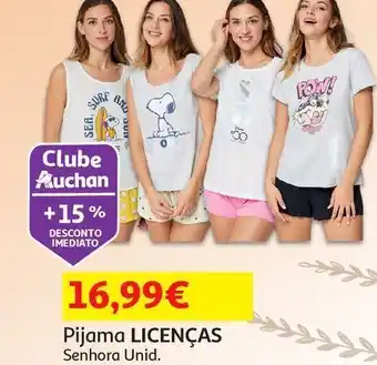 Auchan Pijama licensas promoção