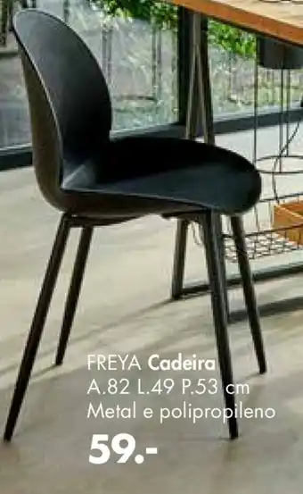 FREYA Cadeira A.82 L.49 P.53cm