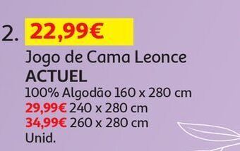 Auchan Jogo cama leonce actuel promoção