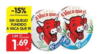 Minipreço Queijo fundido a vaca que ri promoção