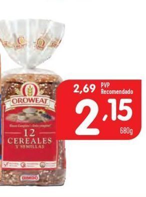 Minipreço Pão de forma oroweat promoção