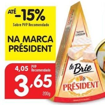 Minipreço Queijo brie président promoção