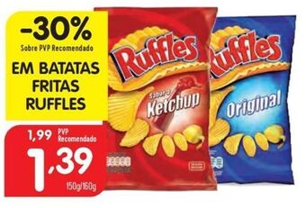 Minipreço Batata chips ruffles promoção