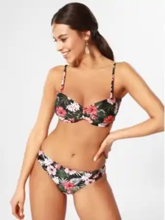 Venca Cuecas biquíni com estampado de flores promoção