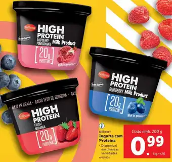 Lidl Iogurte com proteína promoção