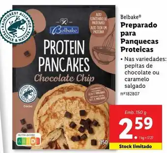 Lidl Preparado para panquecas proteicas promoção