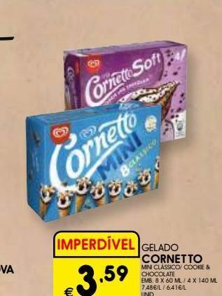 Meu Super Gelado cornetto promoção