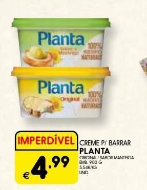 Creme p/ barrar planta