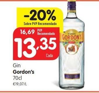 Minipreço Gin gordon's promoção