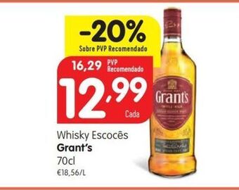 Minipreço Whisky escocês grant's promoção