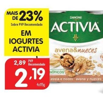 Minipreço Iogurte activia promoção