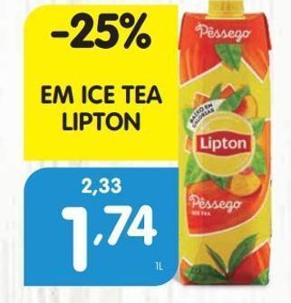 Minipreço Chá gelado lipton promoção