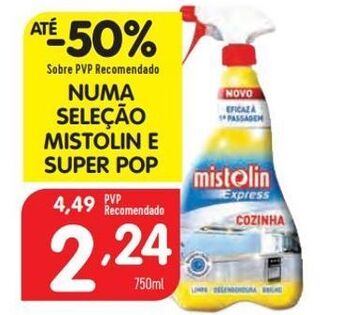 Minipreço Limpadores mistolin promoção