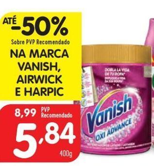 Minipreço Tira manchas vanish promoção
