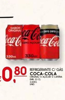 Meu Super Refrigerante c/gas coca cola promoção