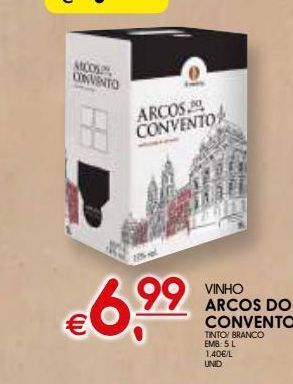 Vinho arcos do convento 5l