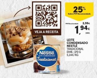 Continente Bom dia Leite condensado nestlé promoção