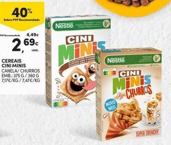 Cereais nestlé