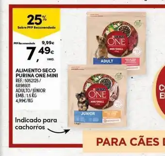 Alimento seco purina one mini