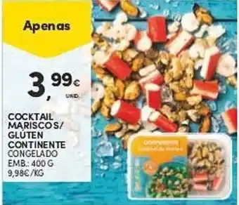 Continente Cocktail Marisco s/ Glúten Continente 400g promoção