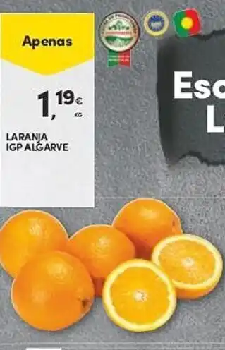 Continente Laranja IGP Algarve promoção