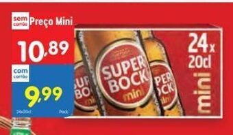 Minipreço Cerveja super bock promoção