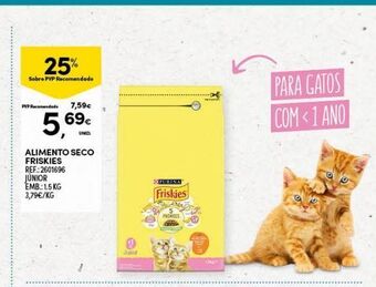 Continente Bom dia Alimento seco friskies promoção