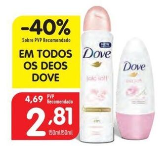 Minipreço Desodorizante dove promoção