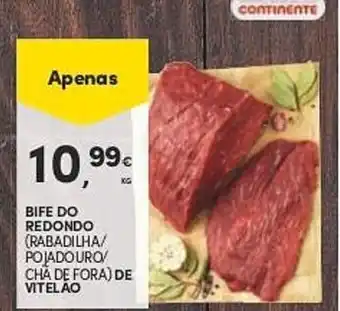 Continente Bife do Redondo 1kg promoção