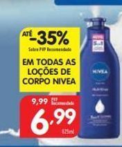 Minipreço Loção hidratante nivea promoção