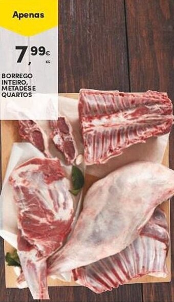 Continente Borrego Inteiro, Metades E Quartos promoção