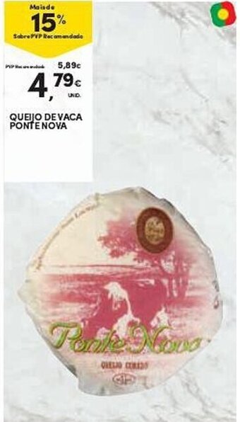 Continente Queijo de Vaca Ponte Nova promoção