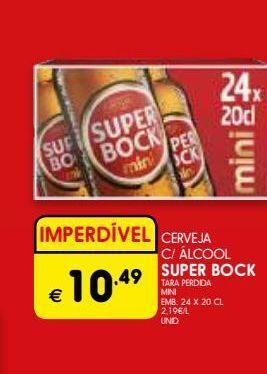 Meu Super Cerveja c/alcool super bock promoção