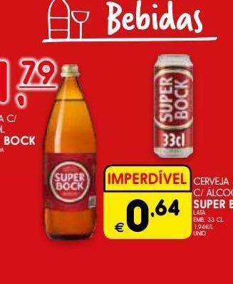 Meu Super Cerveja c/alcool super bock promoção