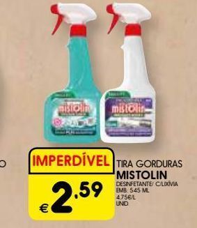 Meu Super Tira gorduras mistolin 545ml promoção