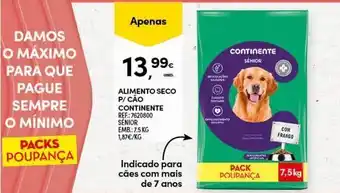 Continente Bom dia Alimento seco p/cao promoção