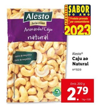 Lidl Alesto Caju ao Natural promoção