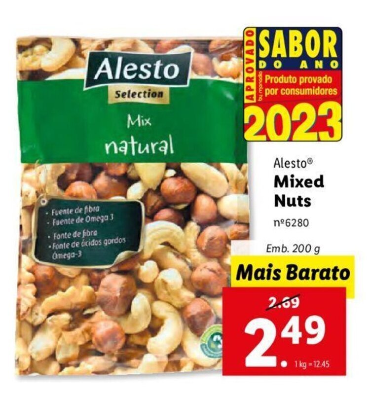 Promoção Alesto Mixed Nuts em Lidl
