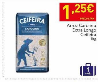 Arroz carolino extra longo ceifeira 1kg