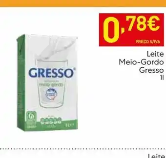 Recheio Leite meio-gordo gresso 1l promoção
