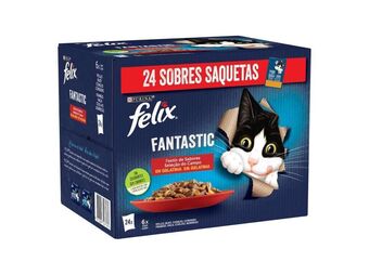 Auchan Comida húmida gato felix: promoção