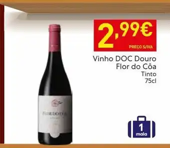 Recheio Vinho doc douro flor do coa tinto 75cl promoção