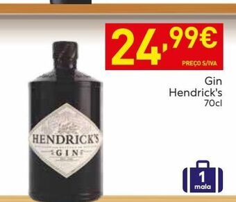 Recheio Gin hendrick's 70cl promoção