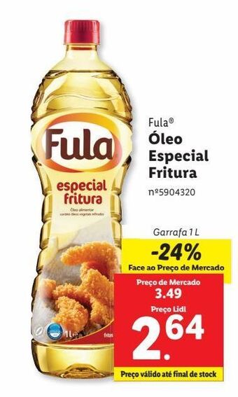 Lidl Óleo para fritar fula promoção