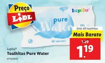 Lidl Toalhas umedecidas lupilu promoção