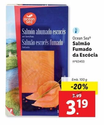 Lidl Salmão fumado ocean sea promoção