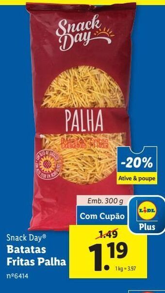 Lidl Batata palito snack day promoção