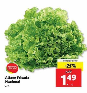 Lidl Alface promoção