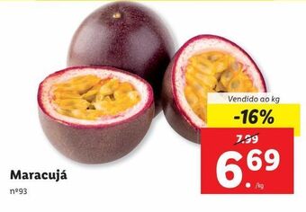 Lidl Maracujá promoção